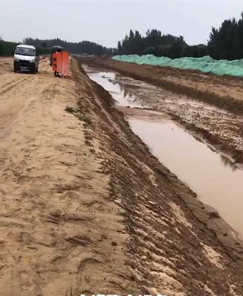 衡水景县河道降水